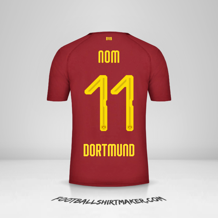 Maillot Borussia Dortmund 2018/19 Troisième -  nom - 11