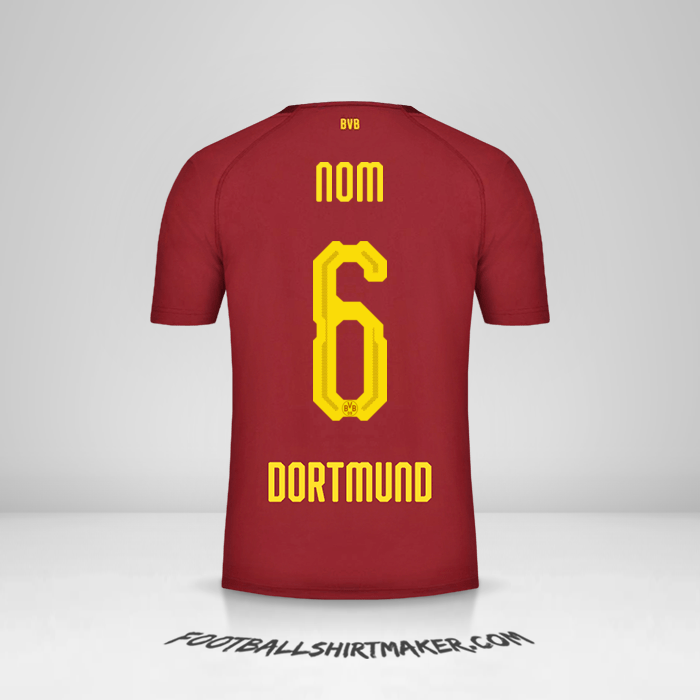 Maillot Borussia Dortmund 2018/19 Troisième -  nom - 6