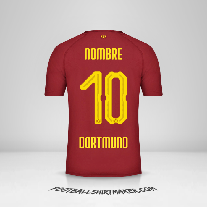 Camiseta Borussia Dortmund 2018/19 Tercera -  nombre - 10