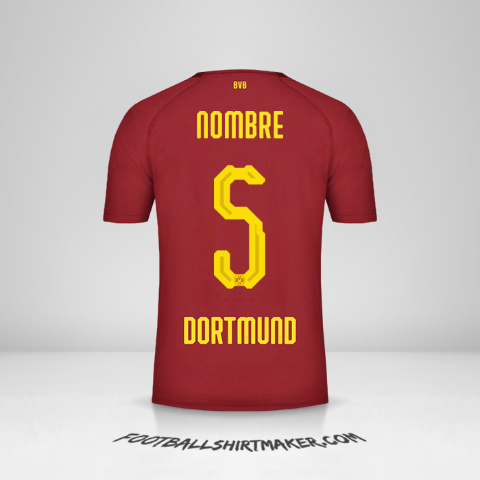 Jersey Borussia Dortmund 2018/19 Tercera -  nombre - 5