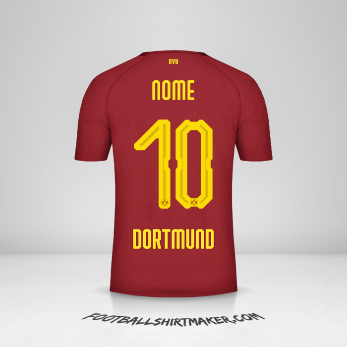 Camisa Borussia Dortmund 2018/19 Terceira -  nome - 10