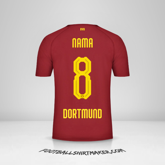 Jersey Borussia Dortmund 2018/19 Ketiga -  nama - 8