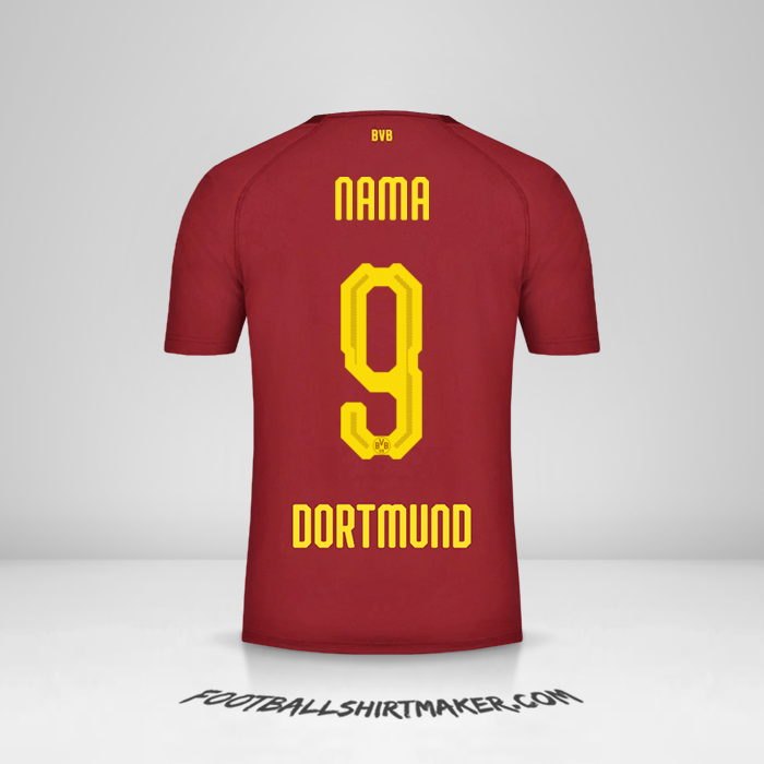 Jersey Borussia Dortmund 2018/19 Ketiga -  nama - 9