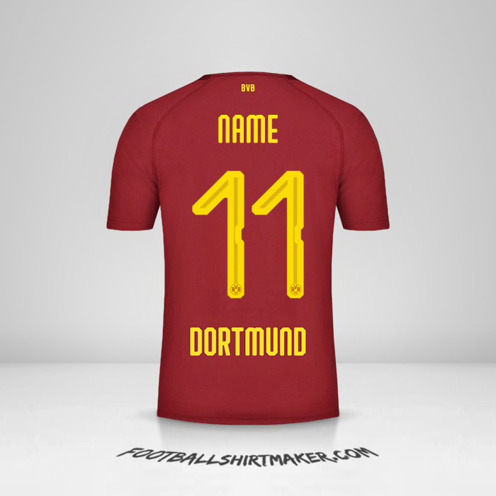 Trikot Borussia Dortmund 2018/19 Dritte -  name - 11