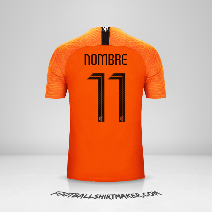Jersey Paises Bajos 2018/19 -  nombre - 11