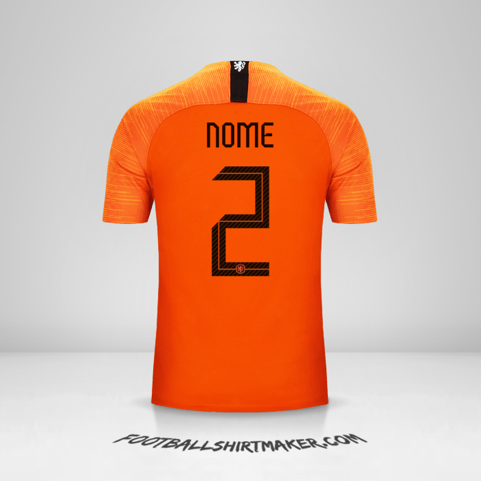 Maglia Paesi Bassi 2018/19 -  nome - 2