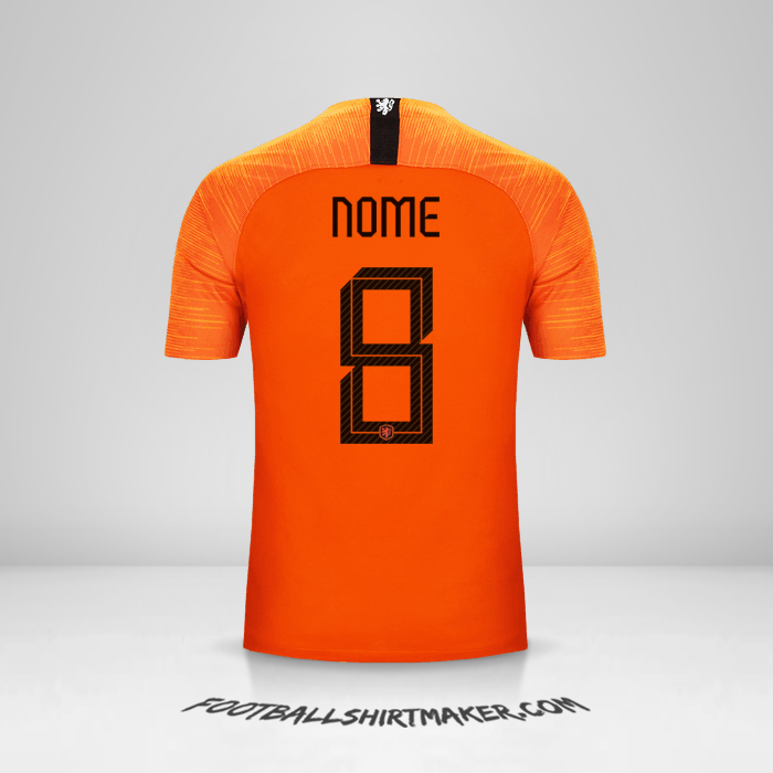 Camisa Países Baixos 2018/19 -  nome - 8