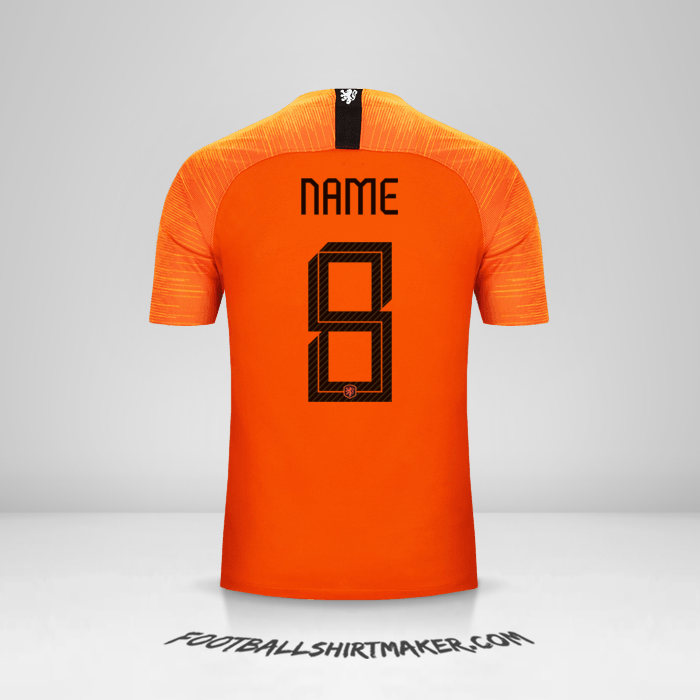 Shirt Netherlands 2018/19 -  name - 8