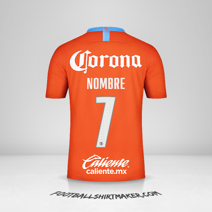 Camiseta Club America 2018/19 Tercera -  nombre - 7