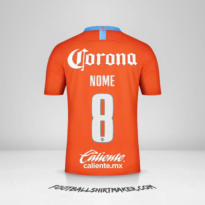 Camisola Club America 2018/19 Terceira -  nome - 8