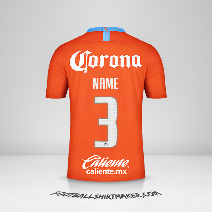 Shirt Club America 2018/19 Third -  name - 3