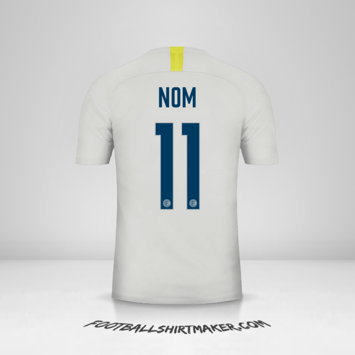 Maillot Inter 2018/19 Troisième -  nom - 11