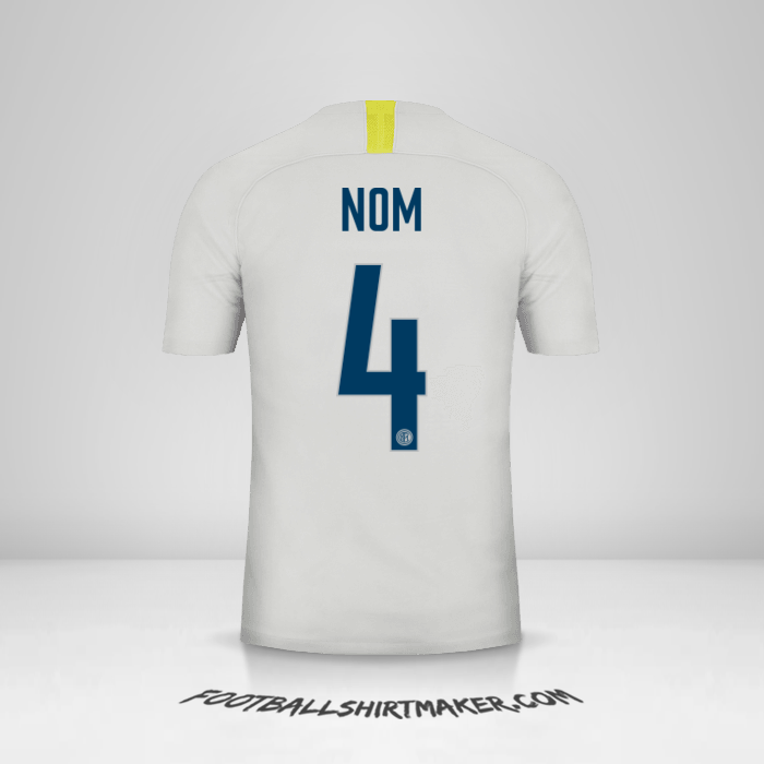 Maillot Inter 2018/19 Troisième -  nom - 4