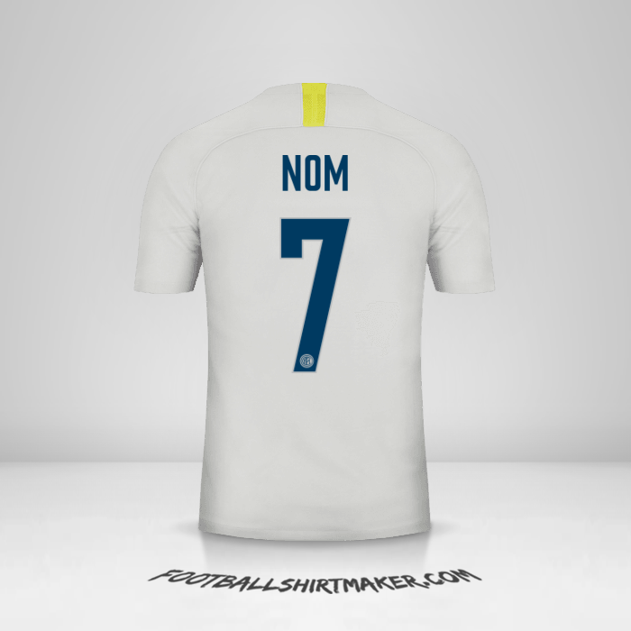 Maillot Inter 2018/19 Troisième -  nom - 7