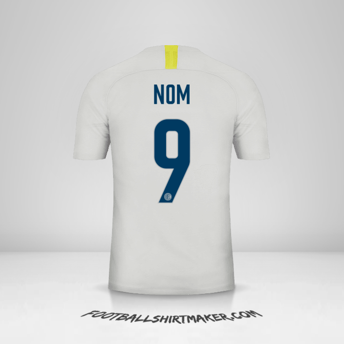 Maillot Inter 2018/19 Troisième -  nom - 9