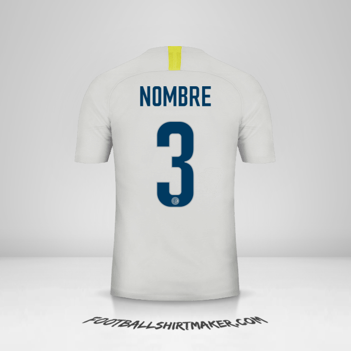 Jersey Inter 2018/19 Tercera -  nombre - 3