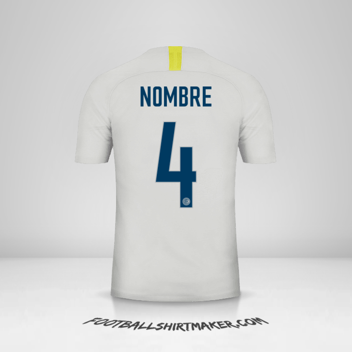 Jersey Inter 2018/19 Tercera -  nombre - 4