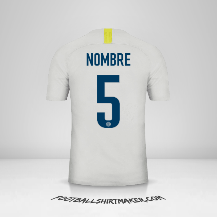 Jersey Inter 2018/19 Tercera -  nombre - 5
