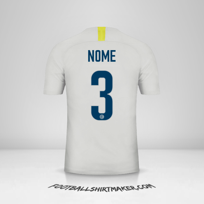 Camisola Inter 2018/19 Terceira -  nome - 3