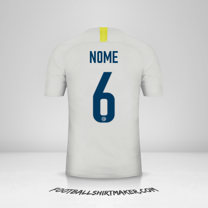 Camisola Inter 2018/19 Terceira -  nome - 6