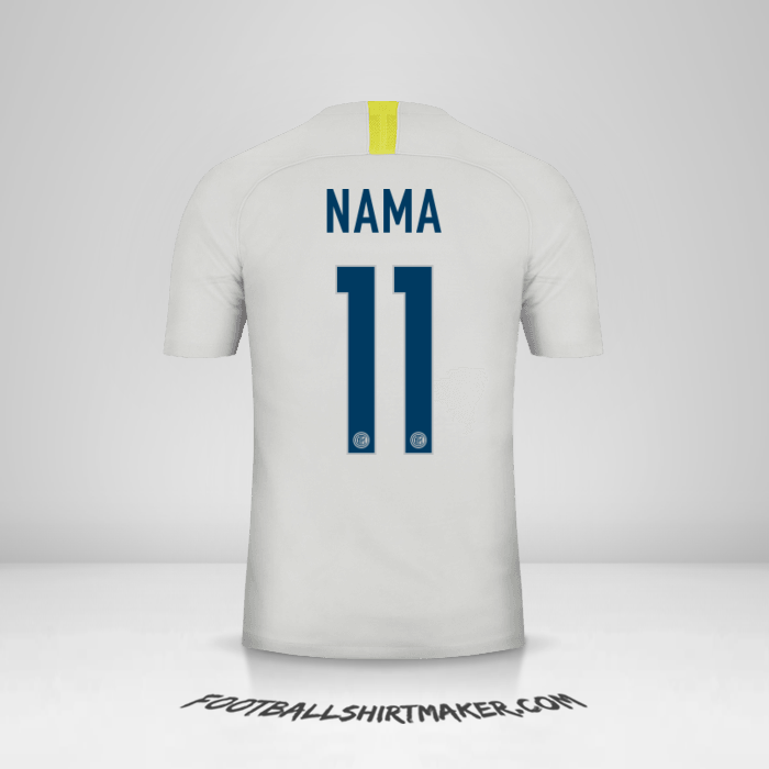 Jersey Inter 2018/19 Ketiga -  nama - 11