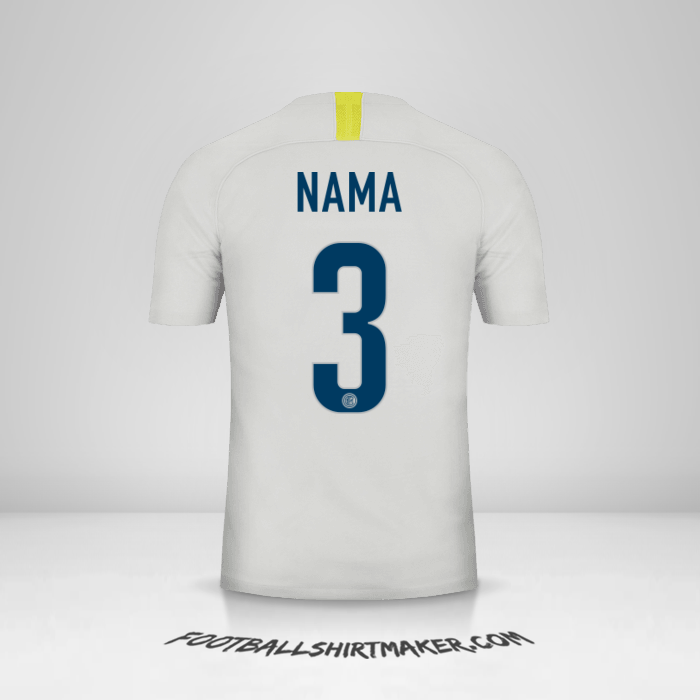 Jersey Inter 2018/19 Ketiga -  nama - 3