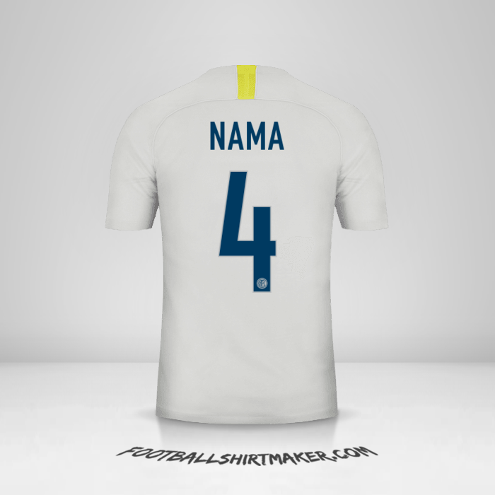 Jersey Inter 2018/19 Ketiga -  nama - 4
