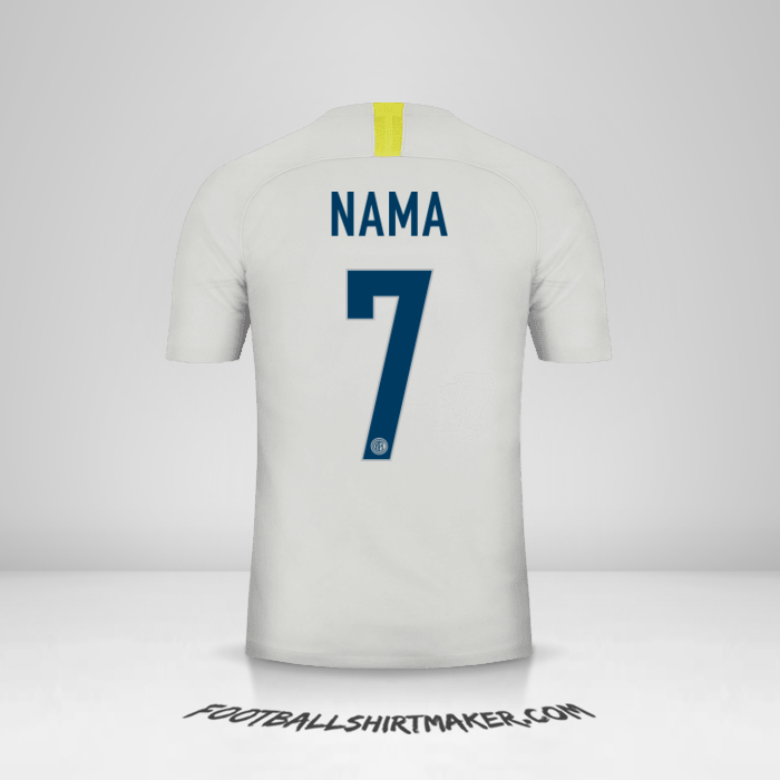 Jersey Inter 2018/19 Ketiga -  nama - 7