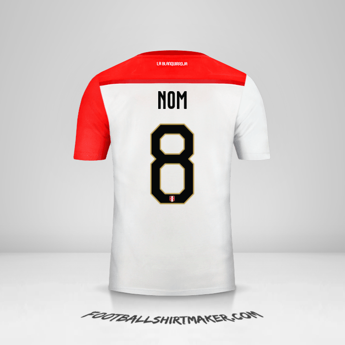 Maillot Pérou 2018/19 -  nom - 8