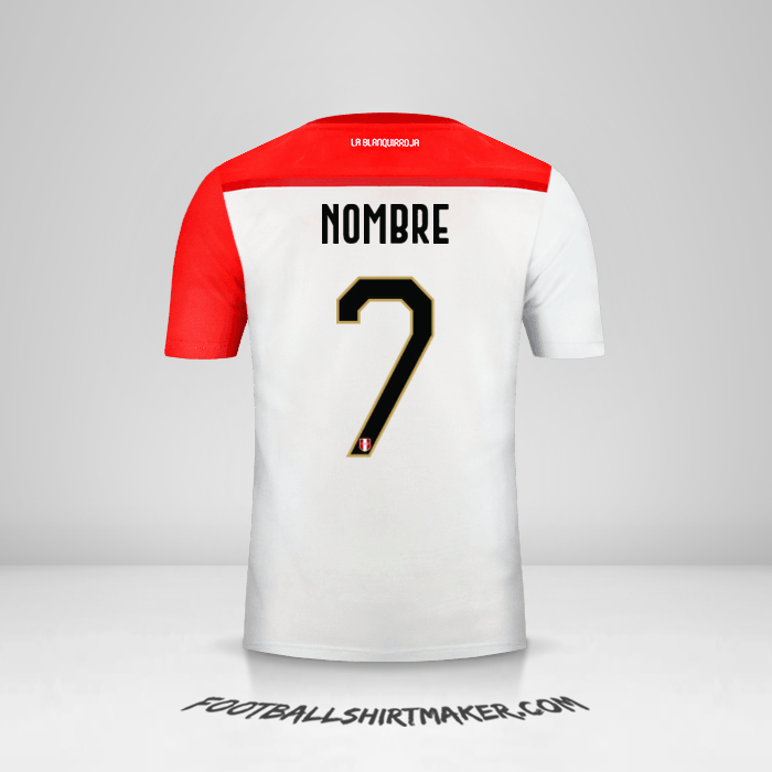 Camiseta Peru 2018/19 -  nombre - 7