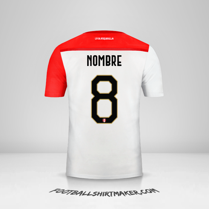 Jersey Peru 2018/19 -  nombre - 8