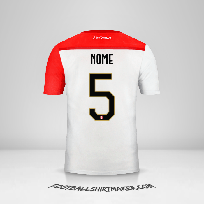 Camisola Peru 2018/19 -  nome - 5
