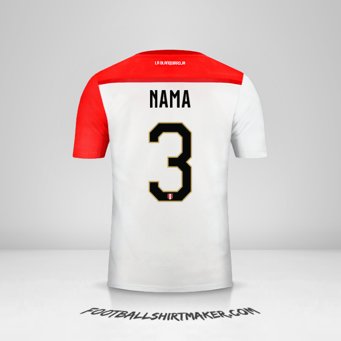 Jersey Peru 2018/19 -  nama - 3
