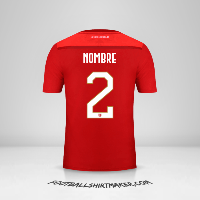 Jersey Peru 2018/19 Visita -  nombre - 2