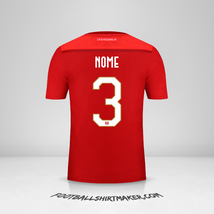 Camisa Peru 2018/19 Alternativa -  nome - 3