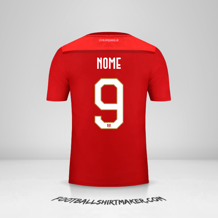 Camisa Peru 2018/19 Alternativa -  nome - 9