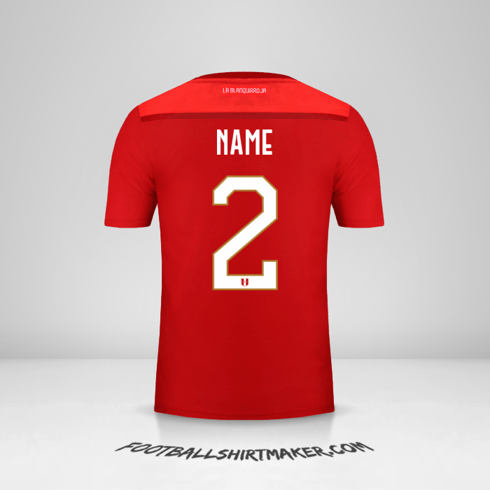 Trikot Peru 2018/19 Auswärts -  name - 2
