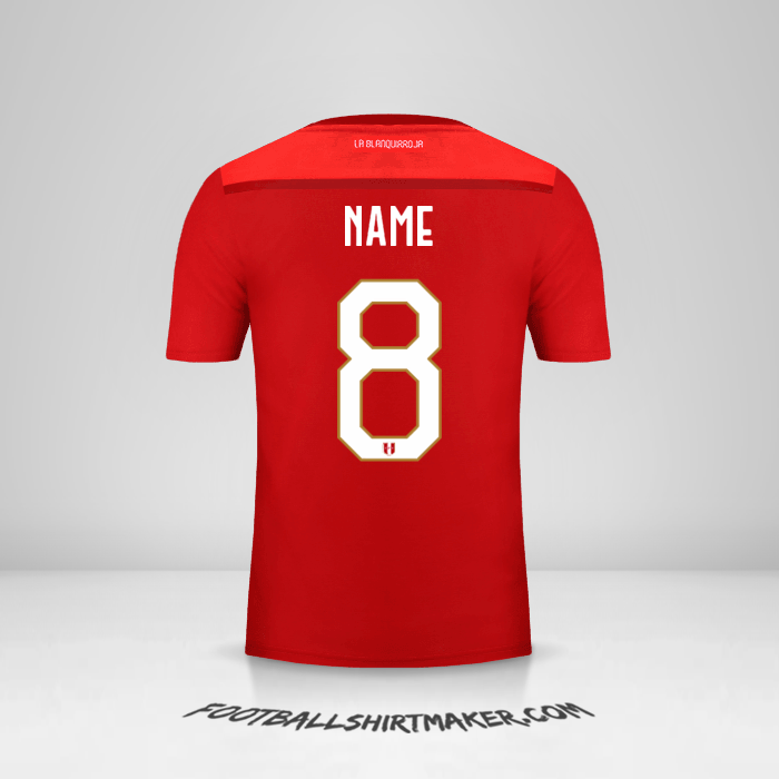 Shirt Peru 2018/19 Away -  name - 8