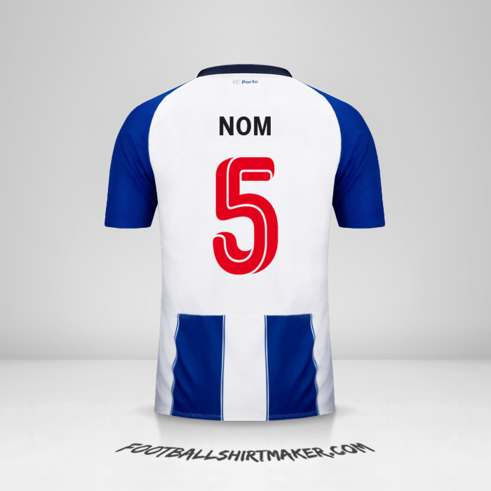Maillot FC Porto UCL 2018/19 -  nom - 5