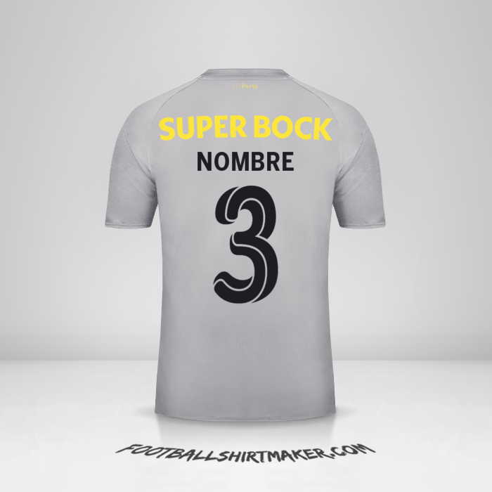 Jersey FC Porto Cup 2018/19 Visita -  nombre - 3