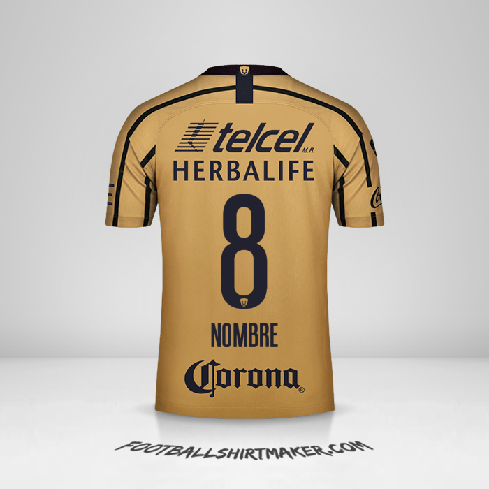 Camiseta Pumas UNAM 2018/19 Visita -  nombre - 8