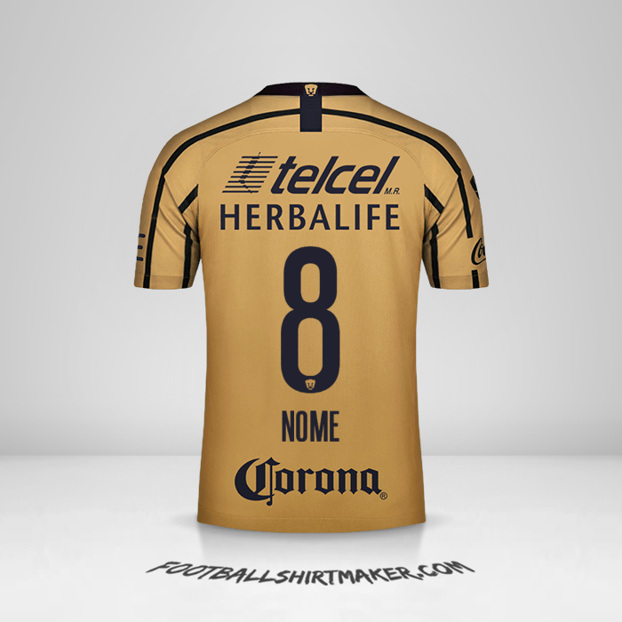 Maglia Pumas UNAM 2018/19 Seconda -  nome - 8