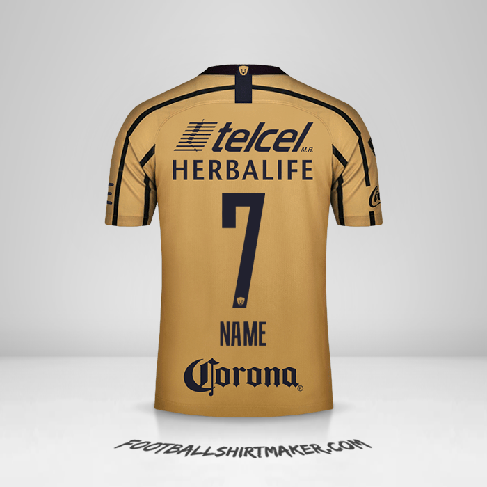 Trikot Pumas UNAM 2018/19 Auswärts -  name - 7