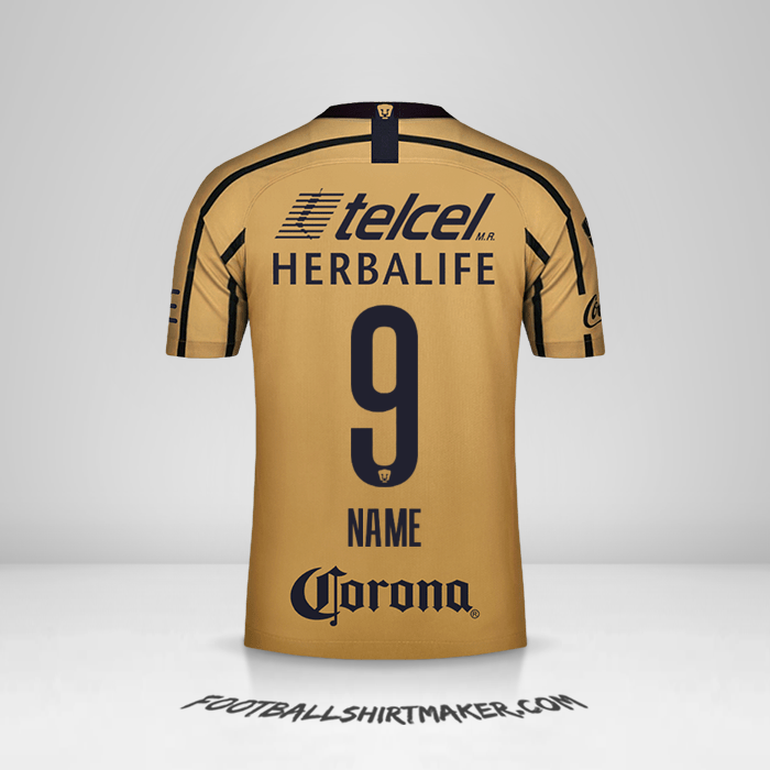 Trikot Pumas UNAM 2018/19 Auswärts -  name - 9