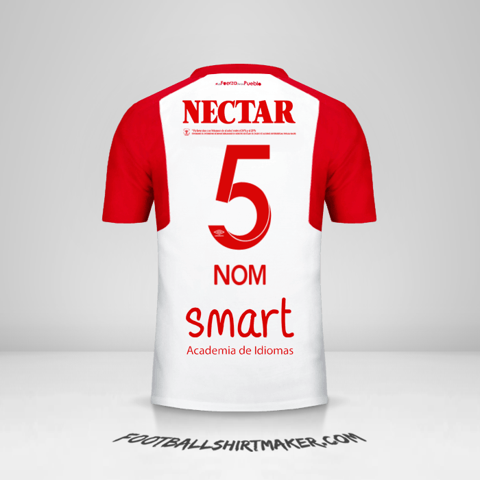 Maillot Independiente Santa Fe 2018 Extérieur -  nom - 5