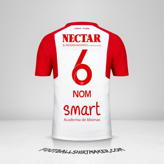 Maillot Independiente Santa Fe 2018 Extérieur -  nom - 6