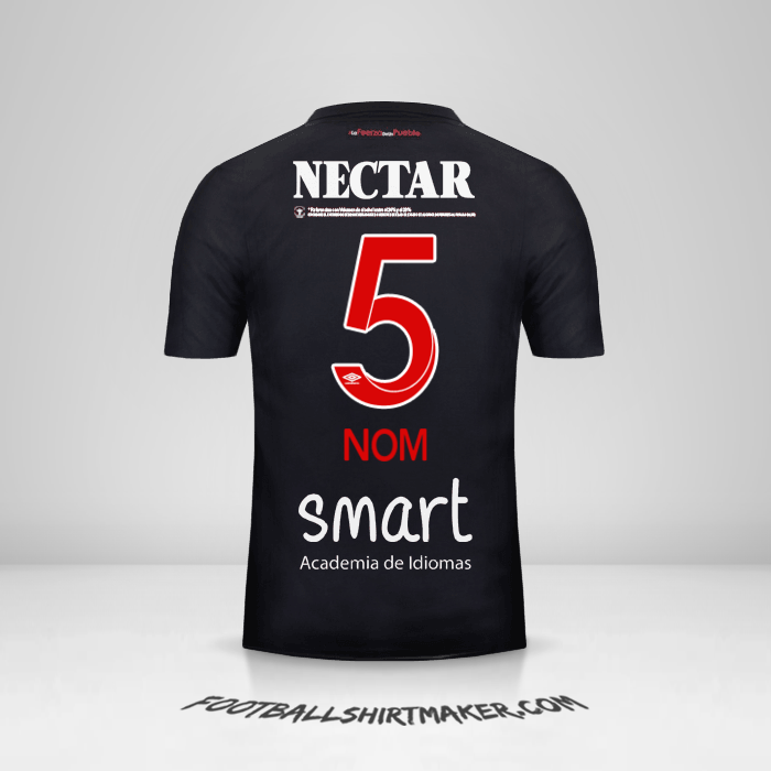 Maillot Independiente Santa Fe 2018 Troisième -  nom - 5