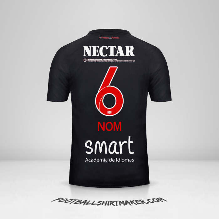Maillot Independiente Santa Fe 2018 Troisième -  nom - 6