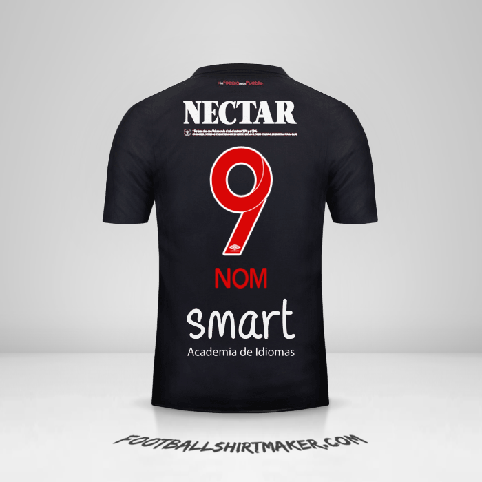 Maillot Independiente Santa Fe 2018 Troisième -  nom - 9