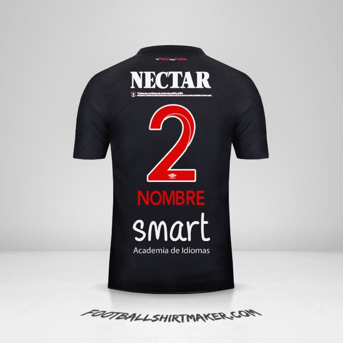 Jersey Independiente Santa Fe 2018 Tercera -  nombre - 2